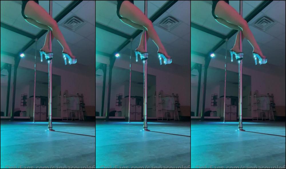 Cannacouple69 2627612944 10 06 2022 Lil Video From This Weeks Pole Class I Can Finally Move Up A Class Getting