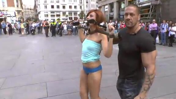Bondage, Humiliation, Hardcore, BDSM, Public, All Sex Bianca Resa. Gorgeous spanish model Bianca Resa is bound in Madrid SiteRip