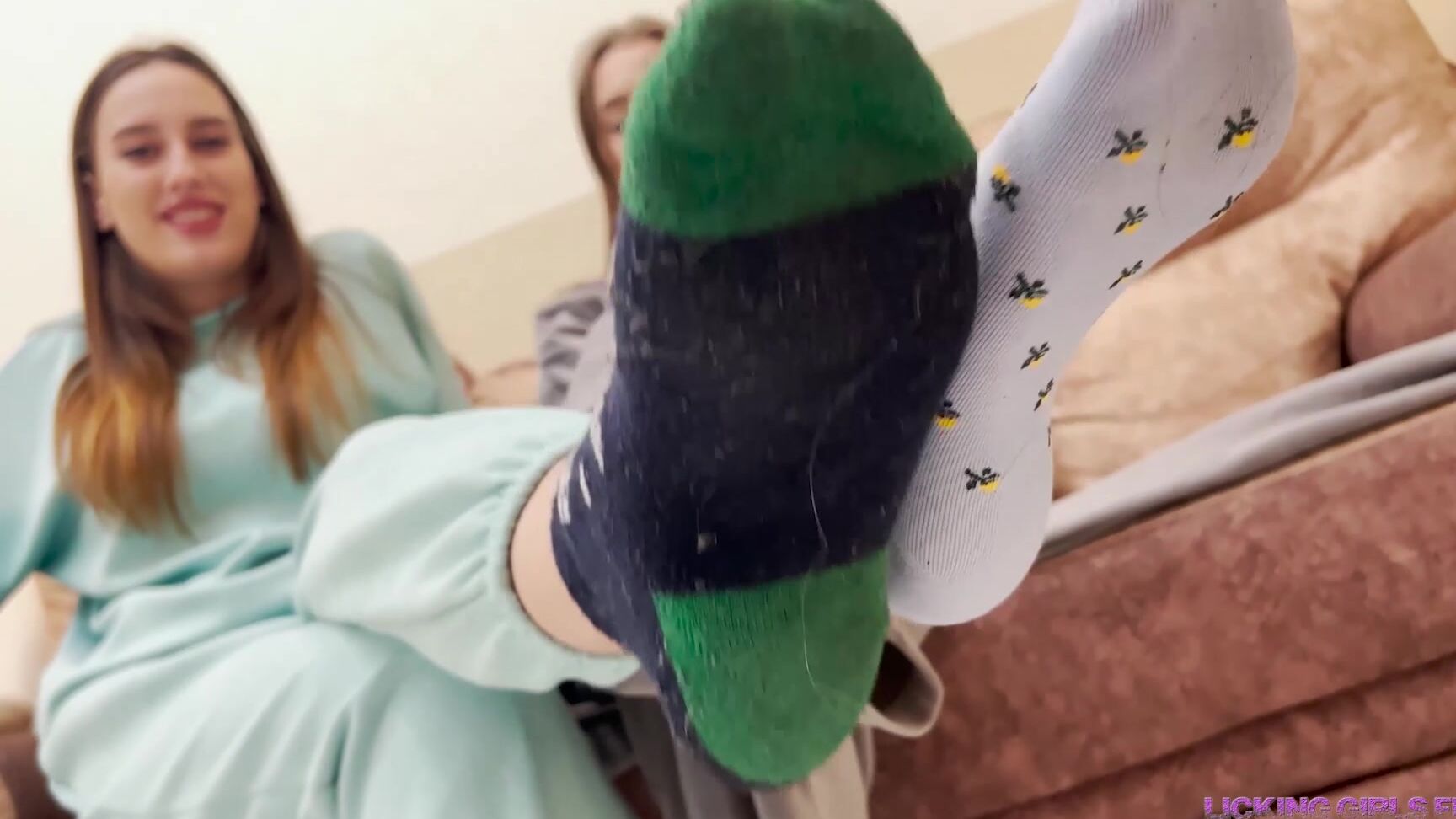 Licking Girls Feet - DORI and JENNY - Do you want to worship us Clips4Sale