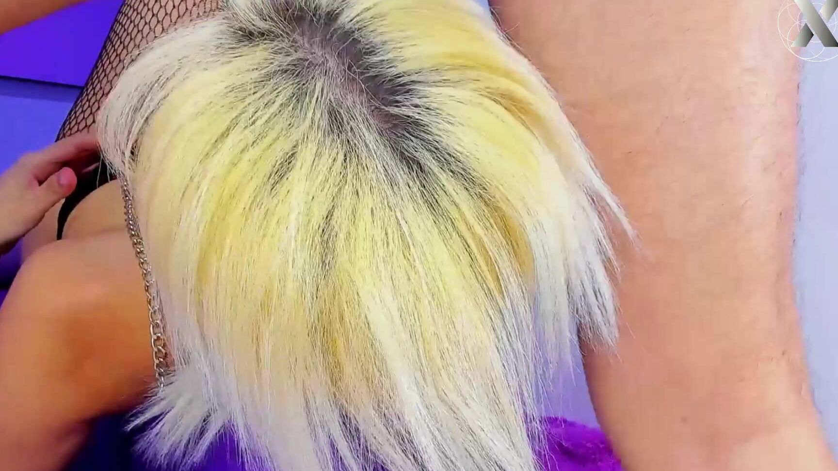 Xlivestudio Blonde Face Down Throat Destruction