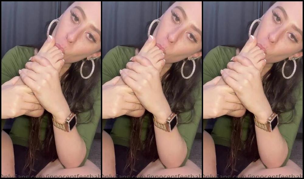 Innocentfeetbabe Nicknamed Innocentfeetbabe Onlyfans Tonight S Video Sucking My Toes Xnc