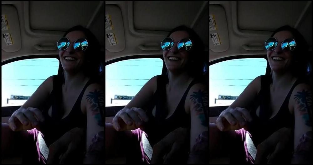 Kelly Payne Risky Public Car Blow Job