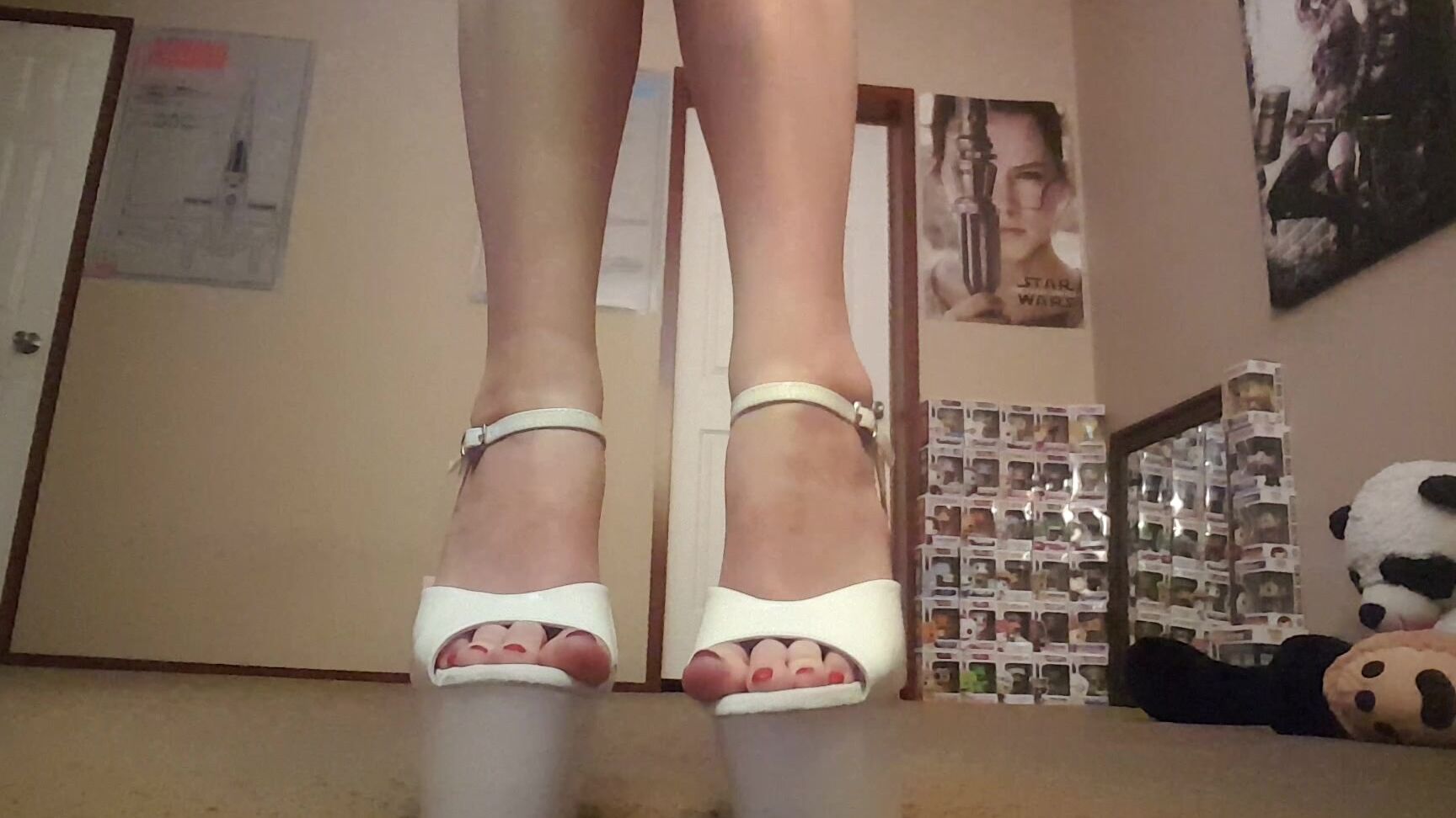 Frostyprincess Fishnet Dress And Heels