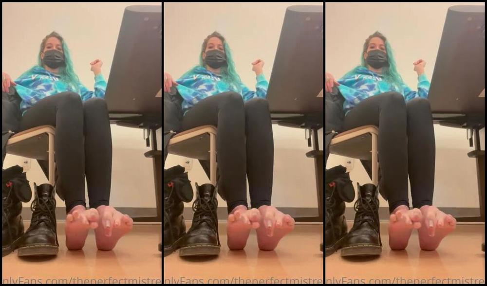 Theperfectmistress Onlyfans Full Video You Love The Thrill Of Possibly Getting Caught By Our Teacher Hurry Worship My Feetp