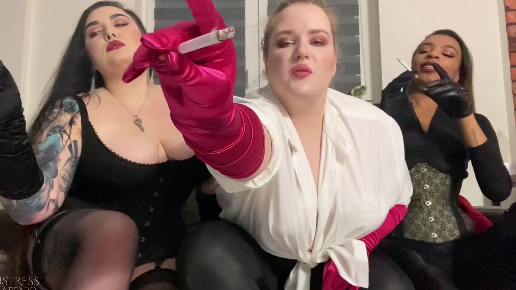 Mistresskarino Serve 3 Dommes As Human Ashtray Pov