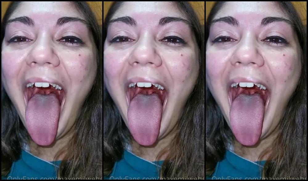 Emily Maxemilweber Nicknamed Maxemilweber 11 25 2020 Onlyfans Video Long Tongue And Burps 2