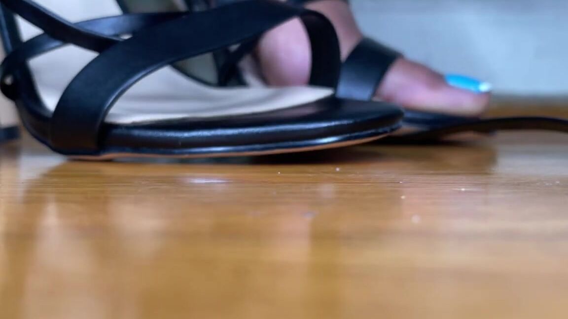 High Heels, Feet, Foot Fetish, Ebony Foot Fetish, Barefoot, SFW giantess pov high heels ManyVids