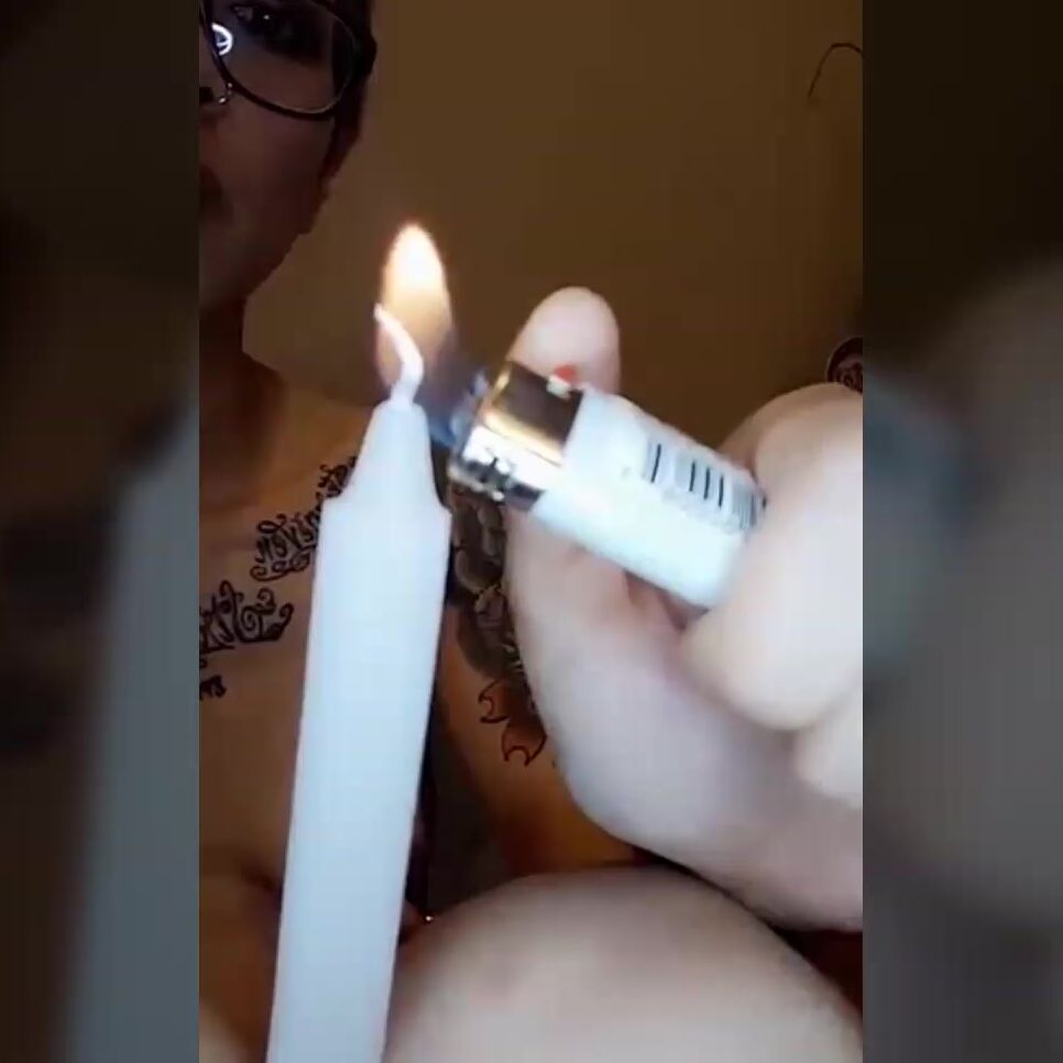 Marie Weile Hot Wax And Nipple Clamps Cum