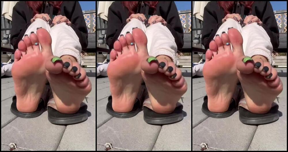 Greek Goddess Li Aka Greekli77 Onlyfans I Know You Missed Starting Your Mornings Seeing My Soles Enjoy This Video Because I Know It Makes