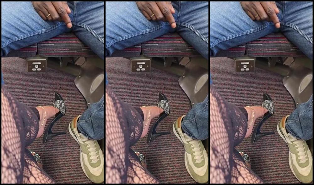 Feetbysherri Onlyfans Dangling My Christian Diors On The Train