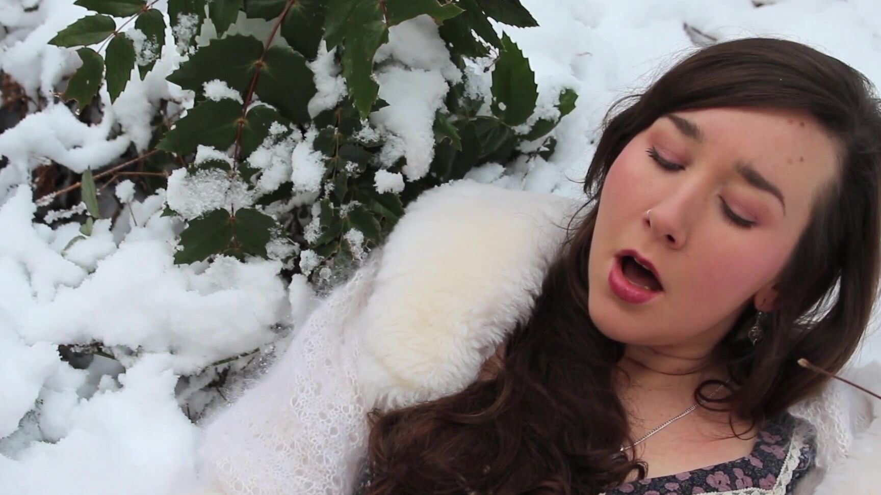 Winter Walk Outdoor Masturbation