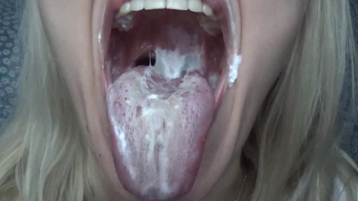 Goddess Vanessa Yogurt Mouth