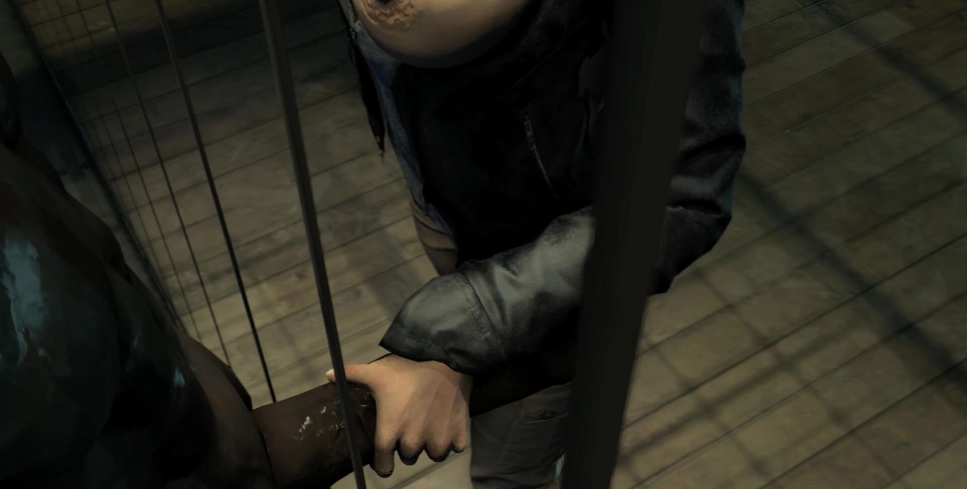 Lara Croft Behind Bars