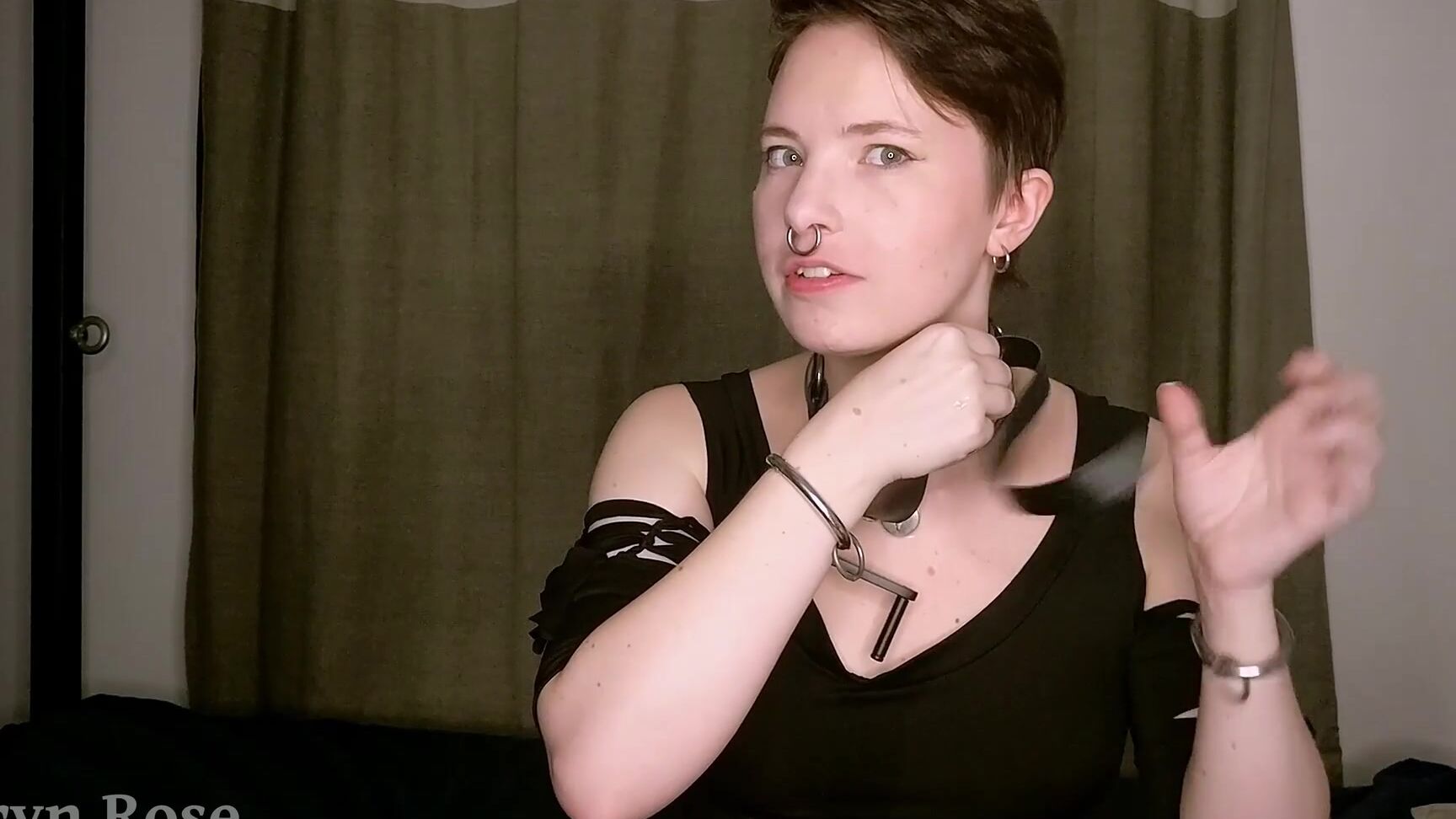 Erynrose Trying Out My New Screw In Deep Throat Gag For The