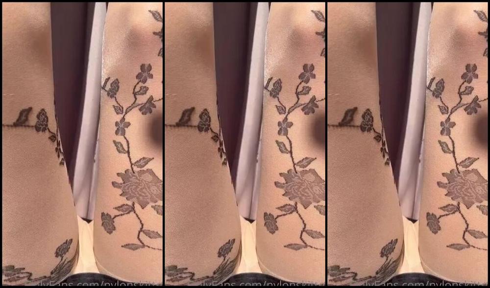 Nylonskitten Nicknamed Nylonskitten 06 19 2022 Onlyfans Video Wish You Could Feel These Through Your Screen They Feel So Smooth Would You