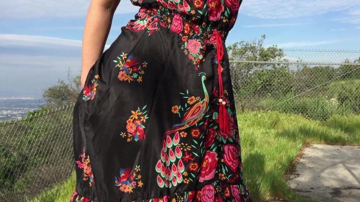 Luscious Lopez Upskirt Spanish Dress