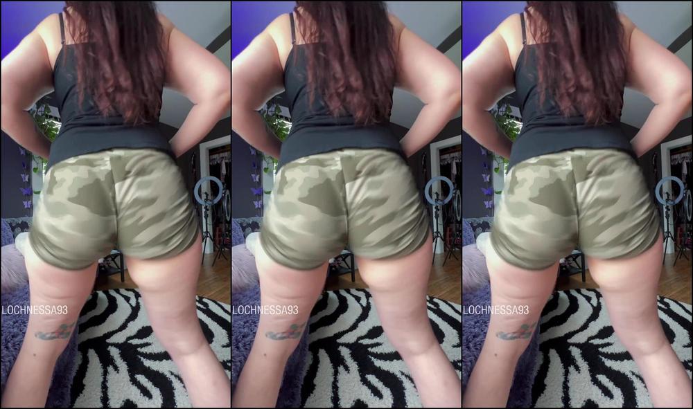 Lochnessa93 3291929893 07 04 2024 Shaking This Ass For You And Undressing