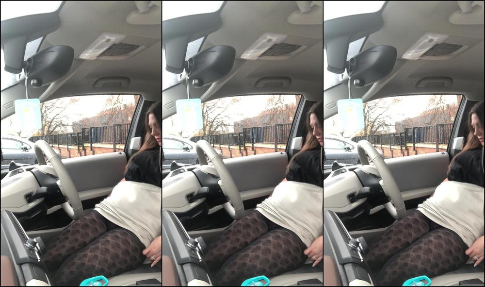 "SuzieLove212" car, milf, outdoors, public nudity, thong fetish Strip and Play in the Car manyvids