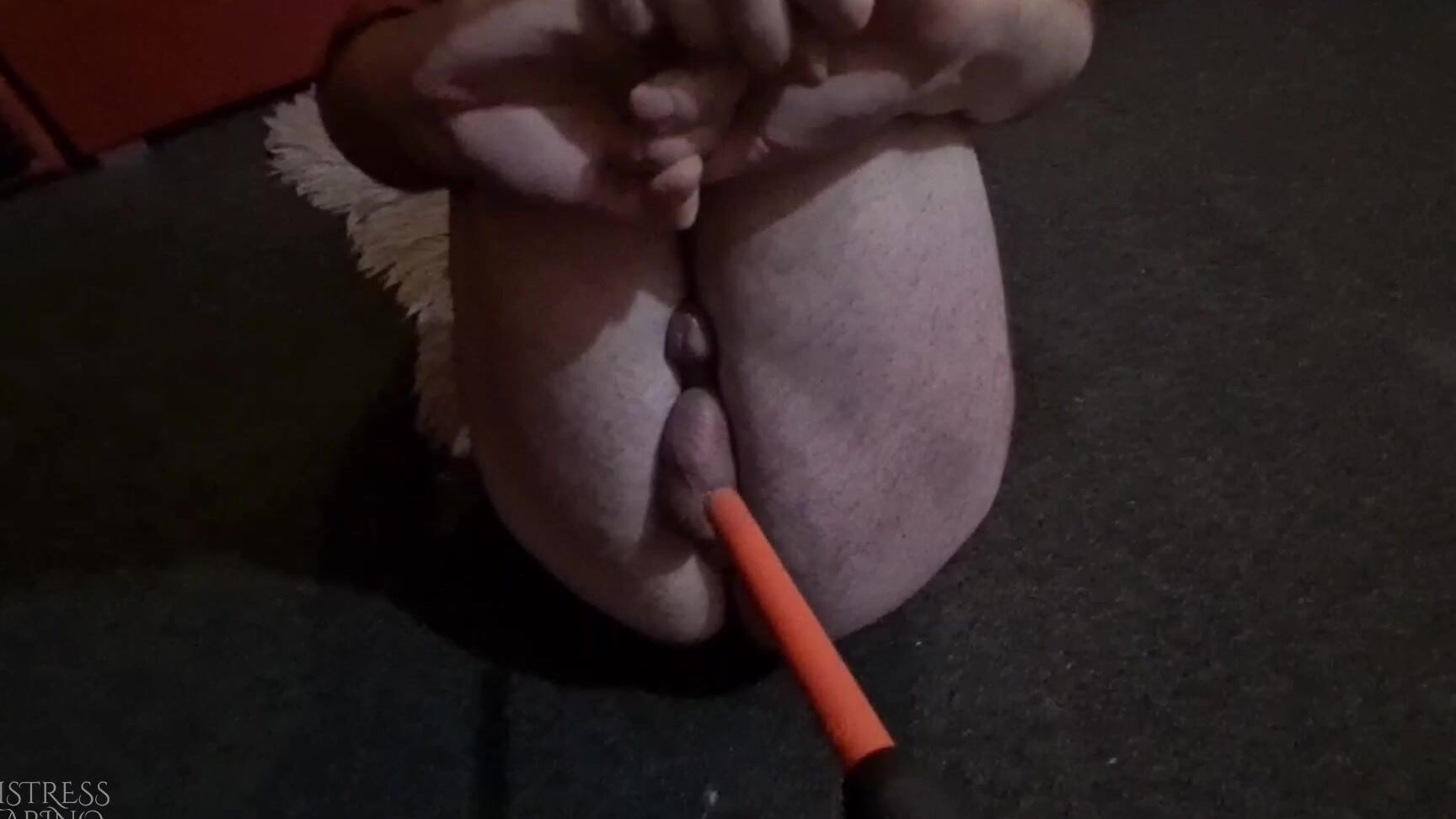 Mistresskarino Testing My New Electro Toy On Slave Cock