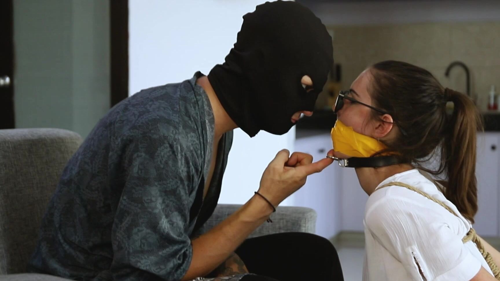 Russian Girls Fetish Bound And Gagged Teacher Trapped By A Maniac