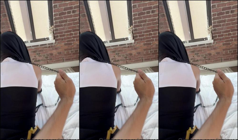 Izzy Green Of Nun Collared Fucked