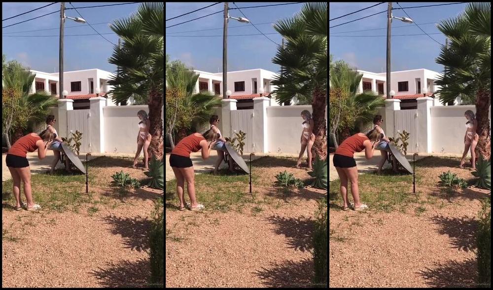 Chanel Saucy Nicknamed Chanelsaucy 11 02 2019 Onlyfans Video White Lingerie Set Shooting In Ibiza Behind The Scenes