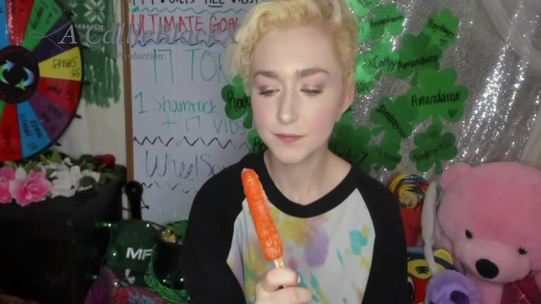 Callieblackx Popsicle Sucking Eating
