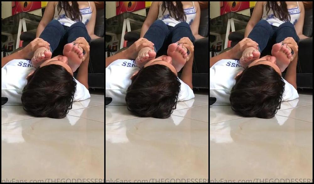 Erin Aka Thegoddesserin Onlyfans Last Part Of Dominant Foot Worship And Sock Strip