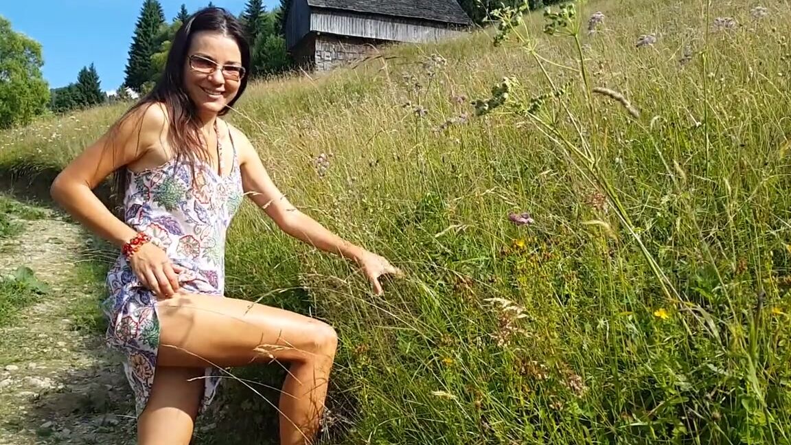dream4angel hot upskirt among mountains flowers Pornhub