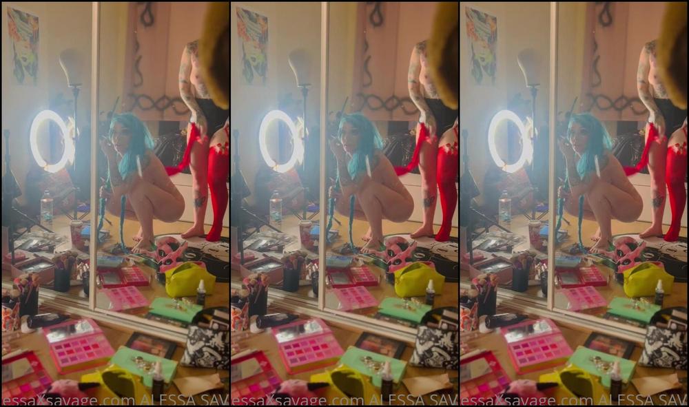 Alessa Savage Watch Bts Of Me And Pixiepeachvip Get Ready For The Snap Christmas Party