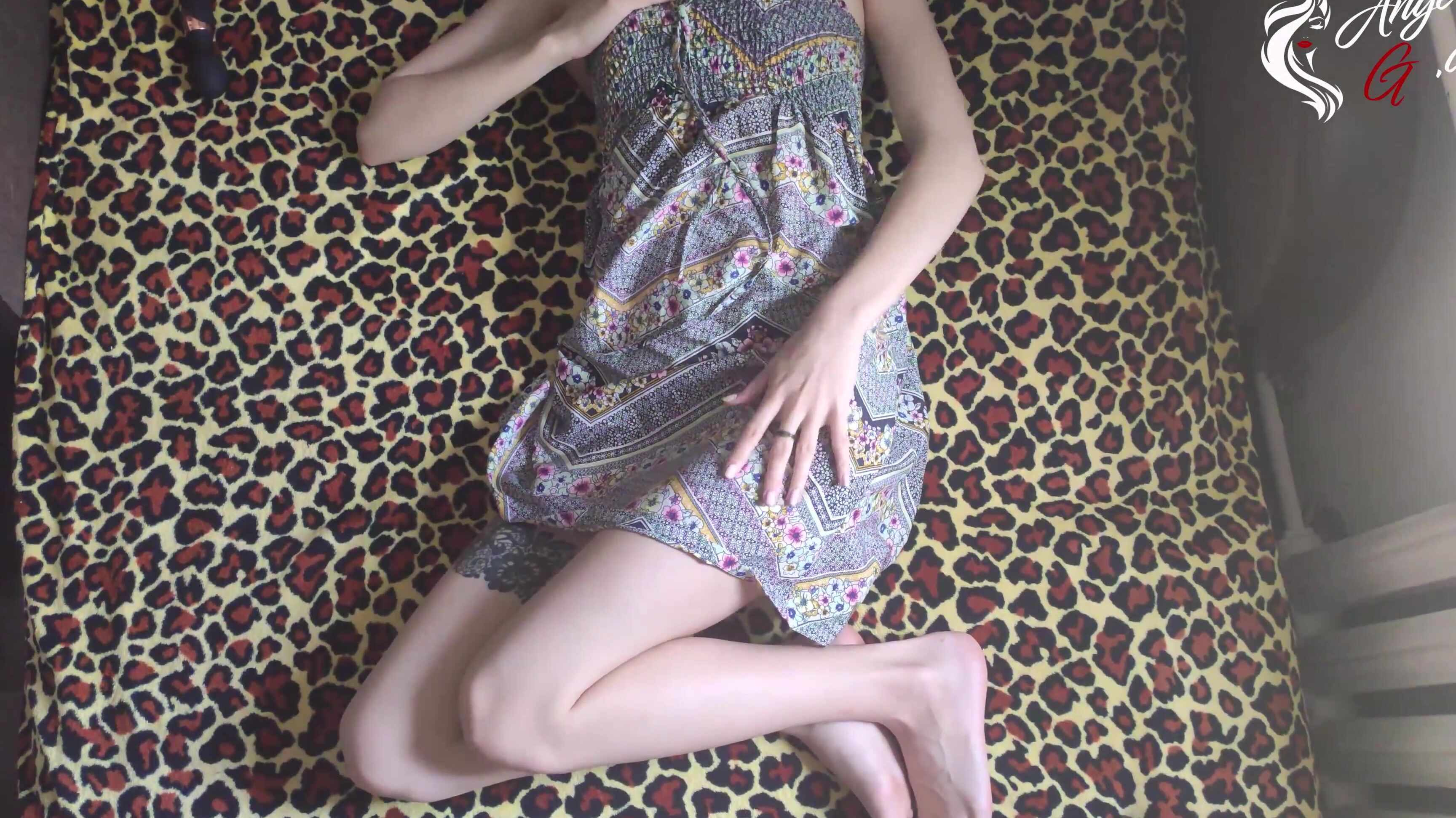 AnGelya G 452.Skinny Teen Play Pussy Vibrator while Parents Not Home xhamster