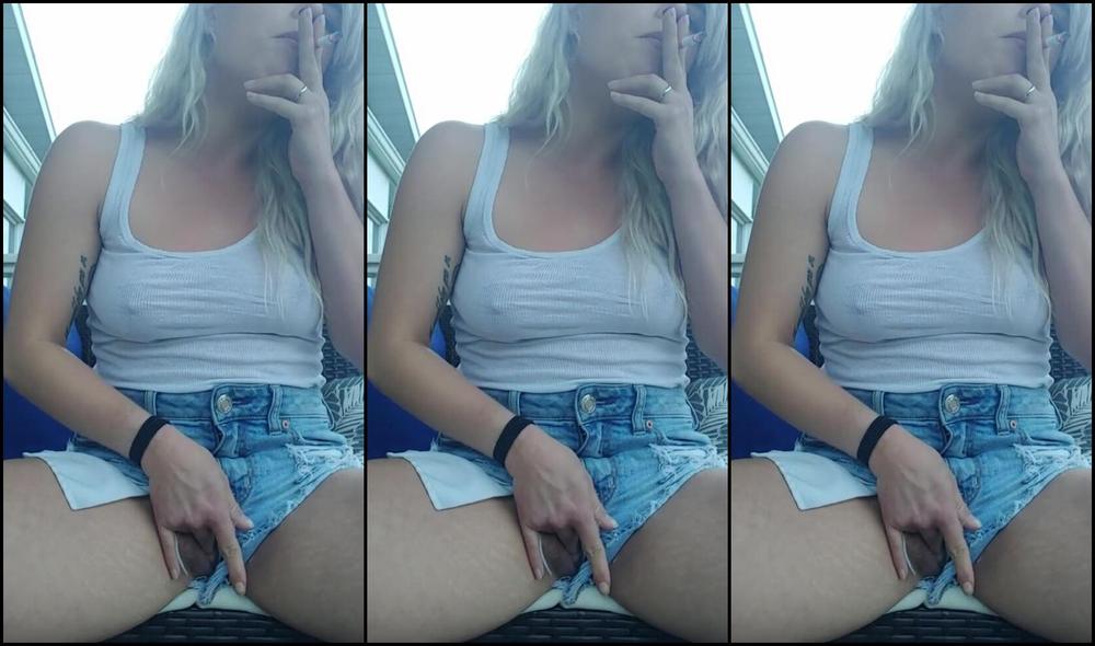 Wets Shorts Public on Porch_sexylilb17 PornHub