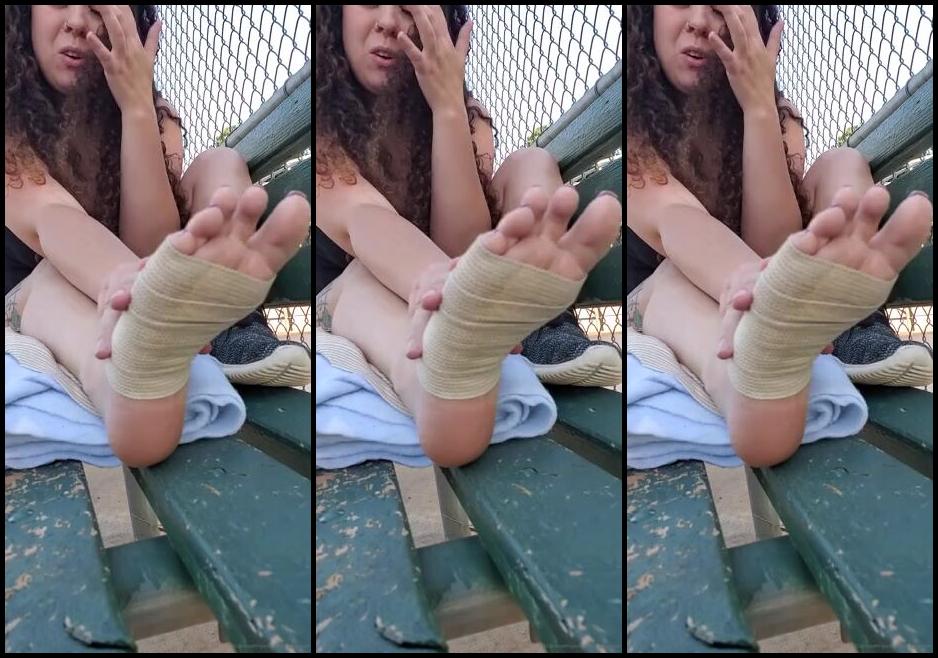 Austin Summers Nicknamed Pedipanty7 Premium Onlyfans Follow Me As I Crutch And Hobble My Way Around I Rolled My Ankle In A Gopher Hole Again And 6 D7