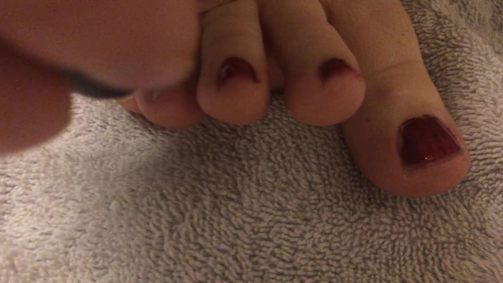 Busty Von Tease 1312370 05 06 2017 Painting My Toe Nails Foot Feet Footfetish Feet Foot