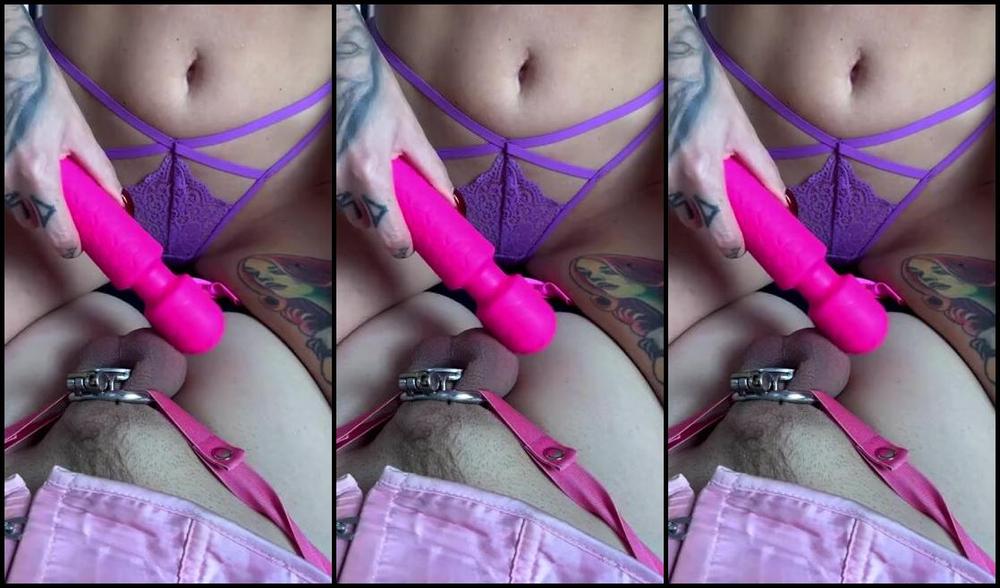 Goddess Of Darkness Aka Chastitycouple666 Onlyfans Wait For Your Turn Like A Good Girl