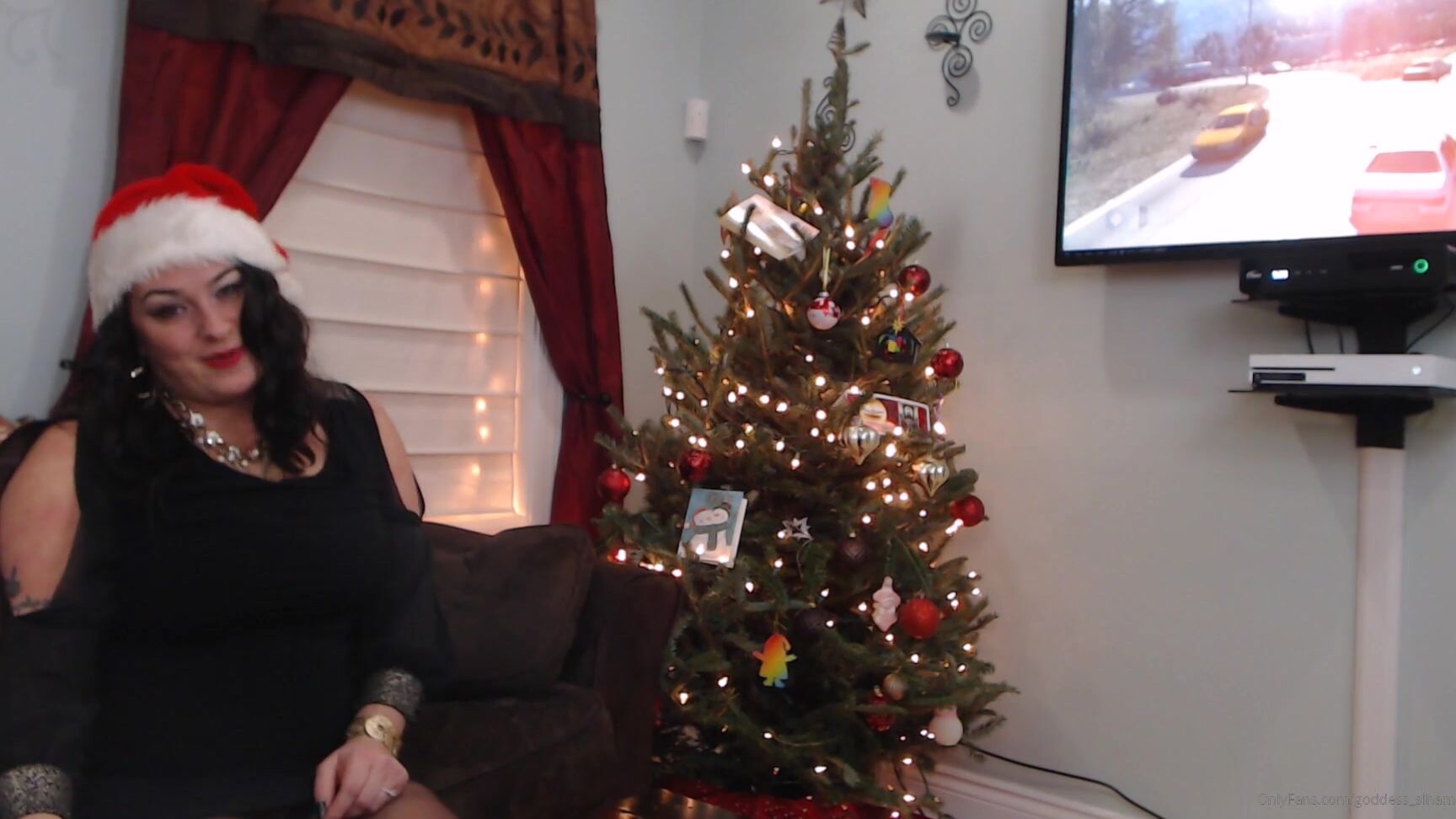 Goddess Siham Filling Aunty For Christmas