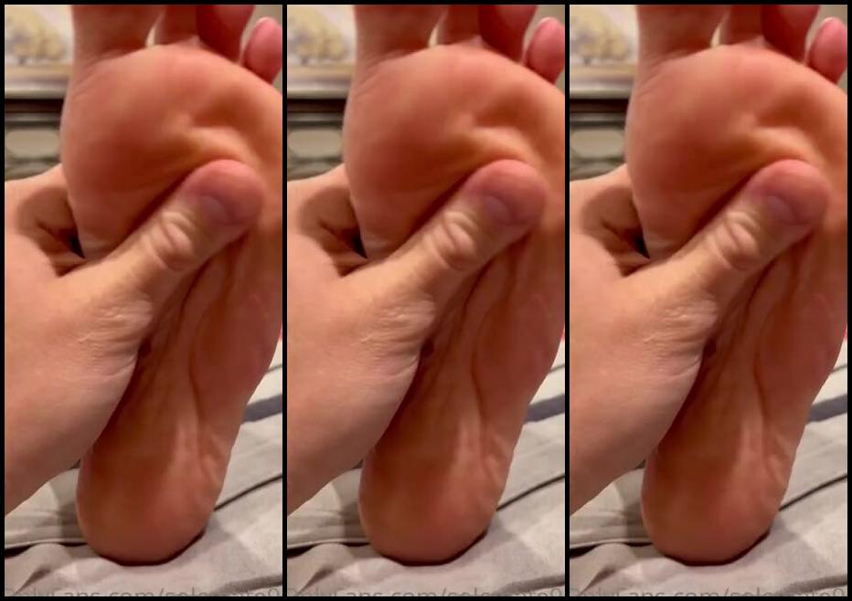 Solemate91 Nicknamed Solemate91 Onlyfans Foot Slave Hubby Giving Me A Quick Massage While Recording For Me I Think He Needs