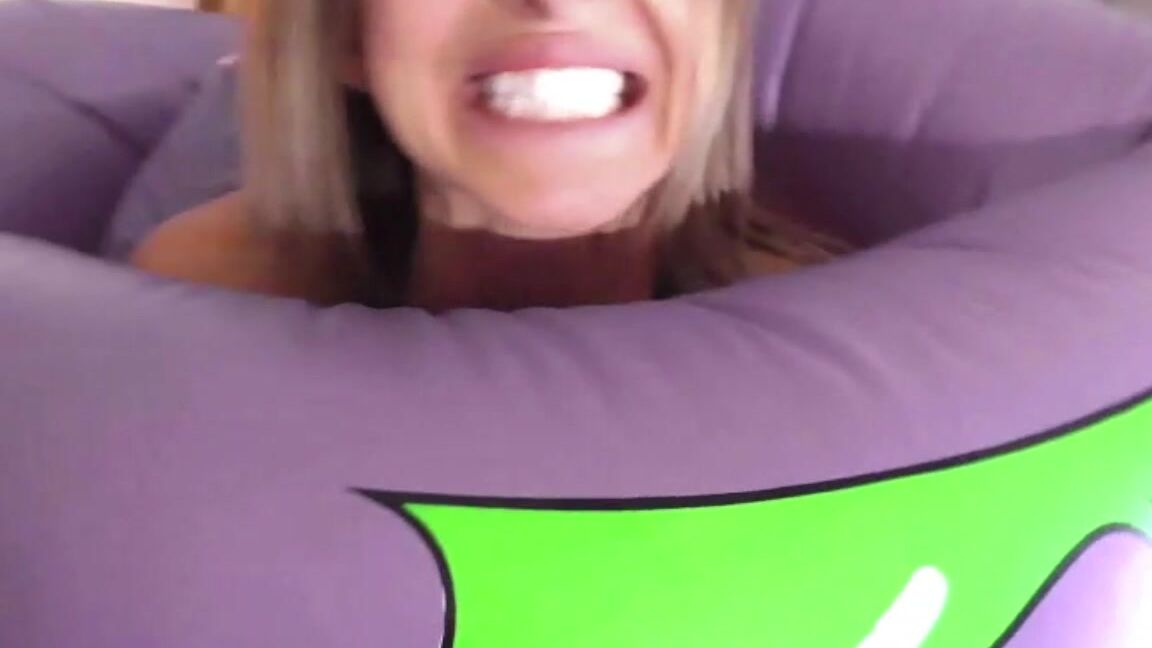 Lora Cross Inflatable Snake Sex Toy Attack