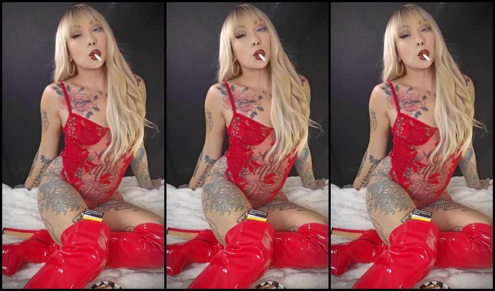 Queen Kinkerbell Nicknamed Kinkerbell23 Onlyfans Feeling Festive So I Decided To Wear All Red For You I Fucking Looove These Gorgeous