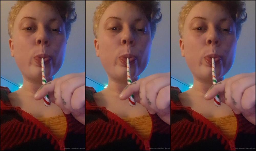 Harmony Lane Candy Cane Blowjob Video For You Happy Holidaze Babes