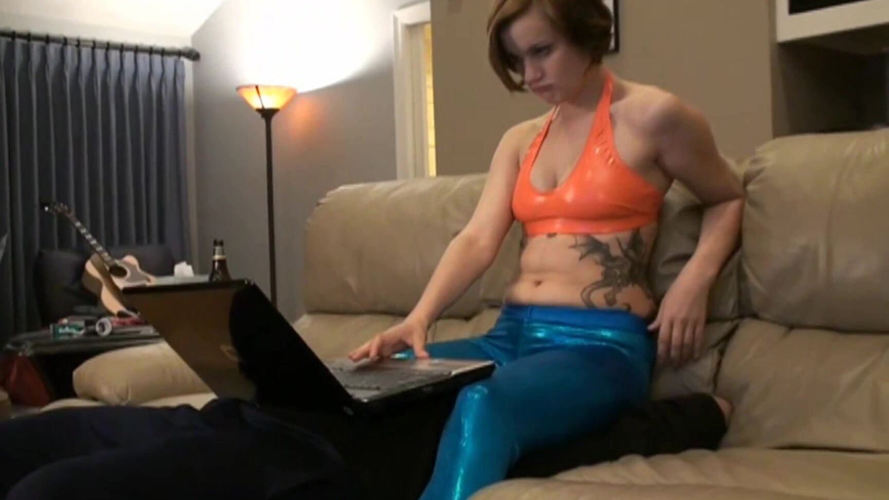 Bratprincess Sophie Face Bouncing In Tights While Shopping