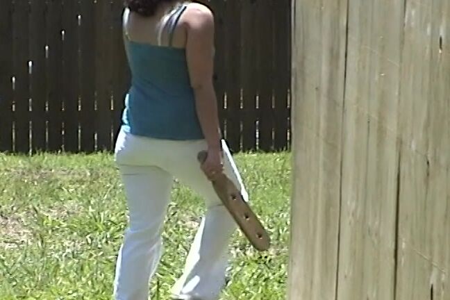 Emma, SD, amateurspankings AS Emma Paddled Outside Clips4Sale