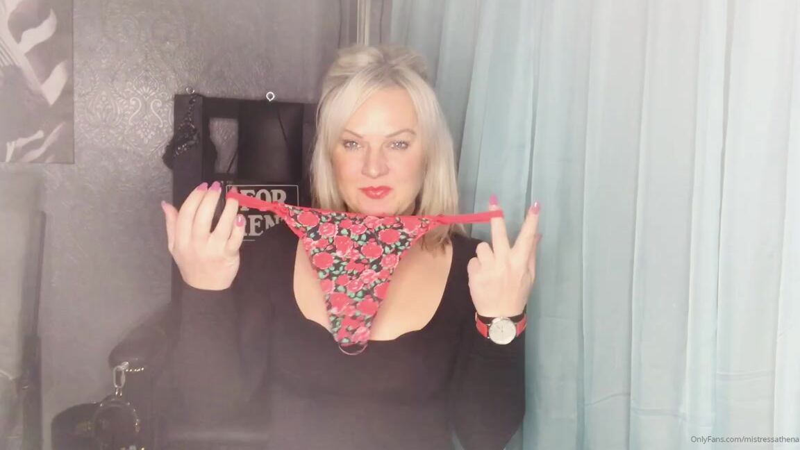 Mistress Athena Nicknamed Mistressathena Onlyfans The Pantie Game This Is Game Is For My Fans Only You Have Been Given Instructions C