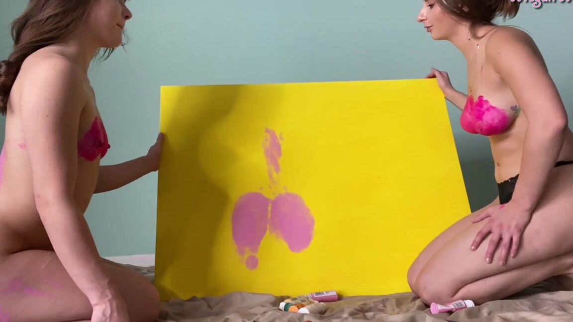 18 & 19 Yrs Old,Amateur,Ass Shaking,Body Painting,Lesbians meganmarxxx body painting w penelope ManyVids