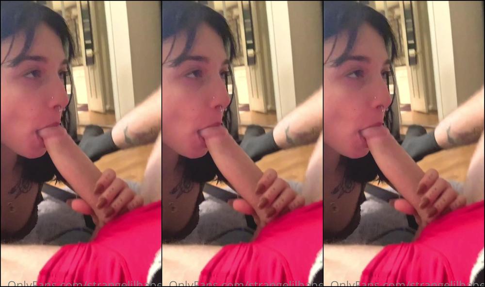 Strangelilbabex Couldn T Help But To Notice How Sexy He Looked And Decided To Distract Him Using My Thro