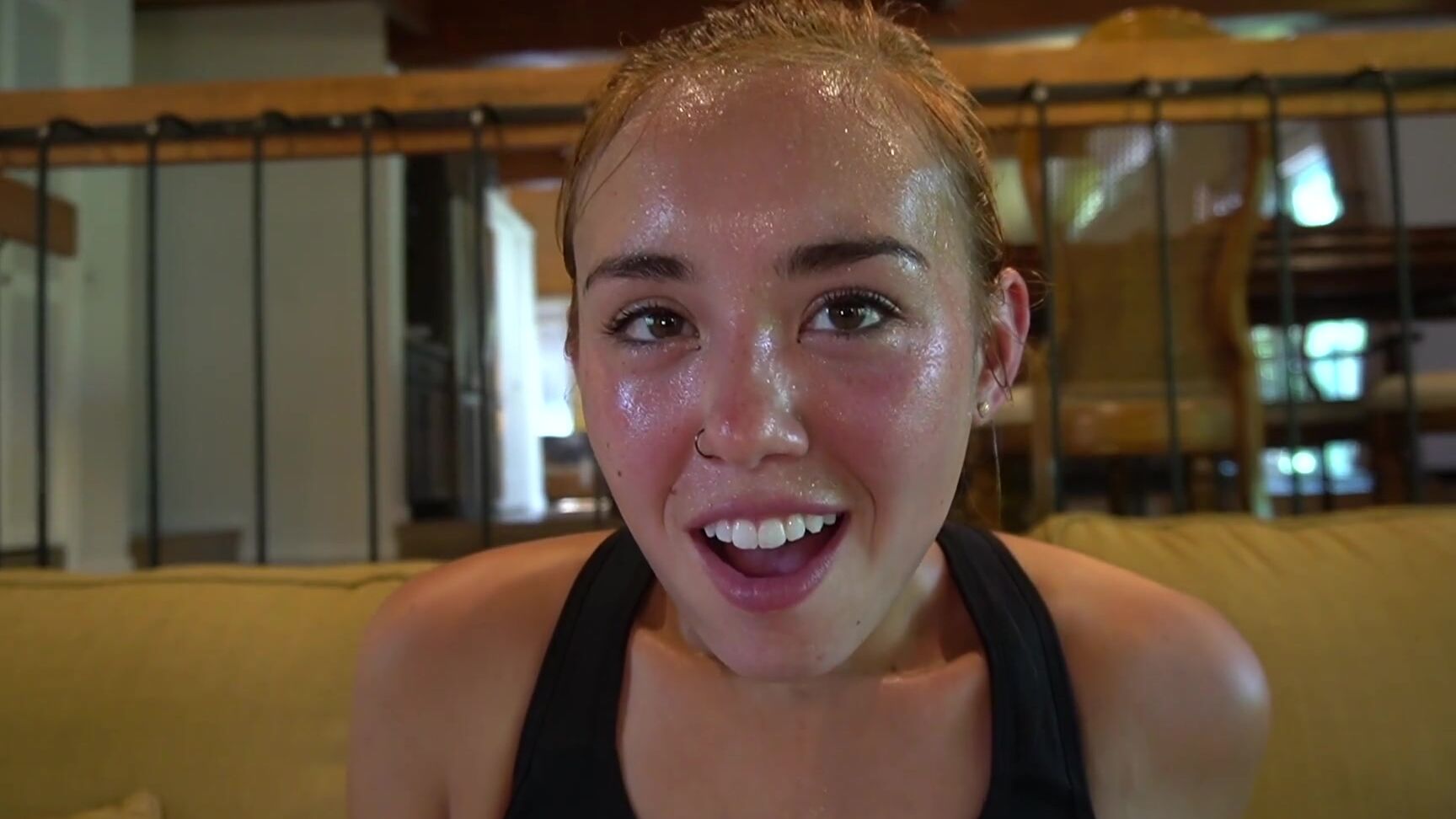 Close-Ups,Face Fetish,Solo Female,Solo masturbation,Sweat Fetish brandibraids dripping sweat face close up orgasm ManyVids