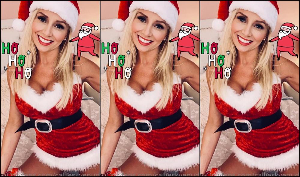 Callieskyenude I Bet Santa Isnt The Only One With A Sack Of Goodies