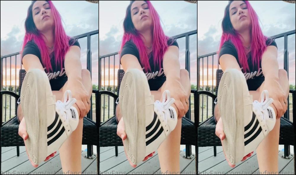 Ashleyfancyfetish Slave Training Sneakers Socks And Soles
