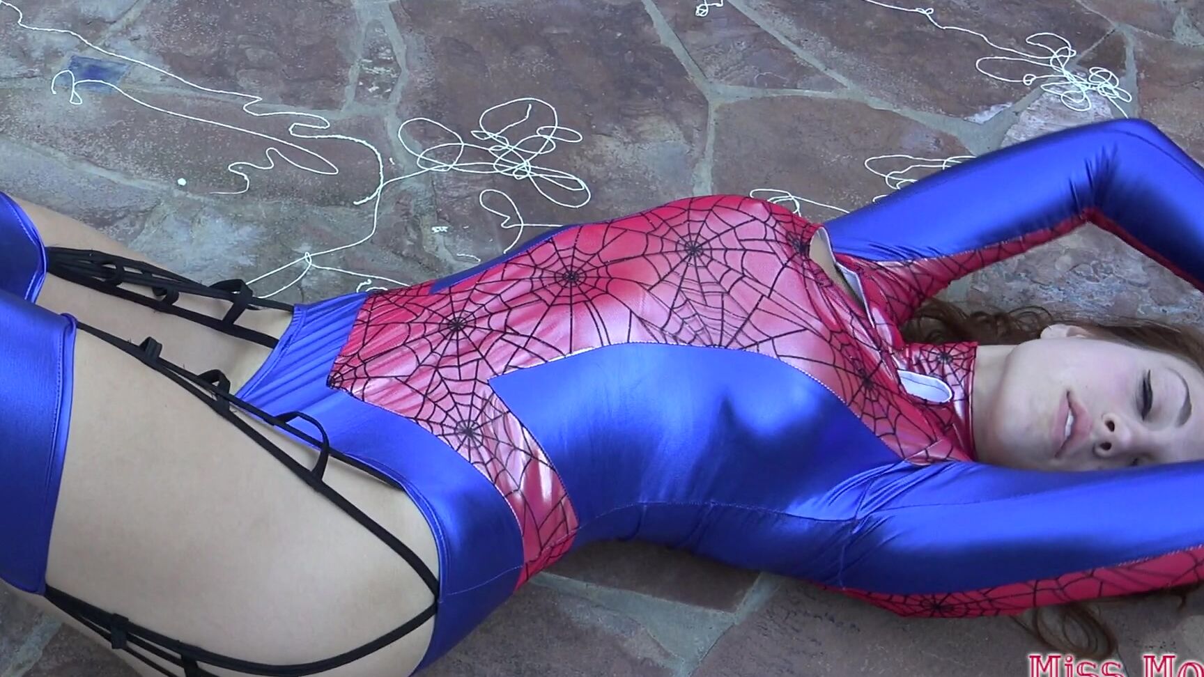 Outdoors, Dildo Fucking, Redhead, Cosplay, Public Outdoor mollydoll spidergirl fucks outside ManyVids