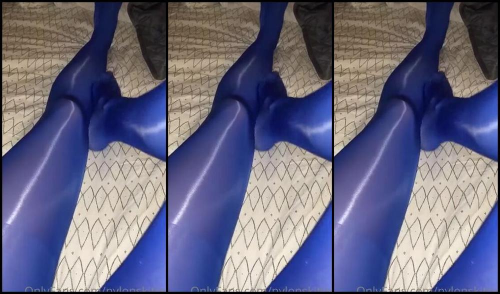 Nylonskitten Nicknamed Nylonskitten 09 20 2020 Onlyfans Video My Pov Part 1 Two Minute Video Last Night In My Blue Shiny Tights I